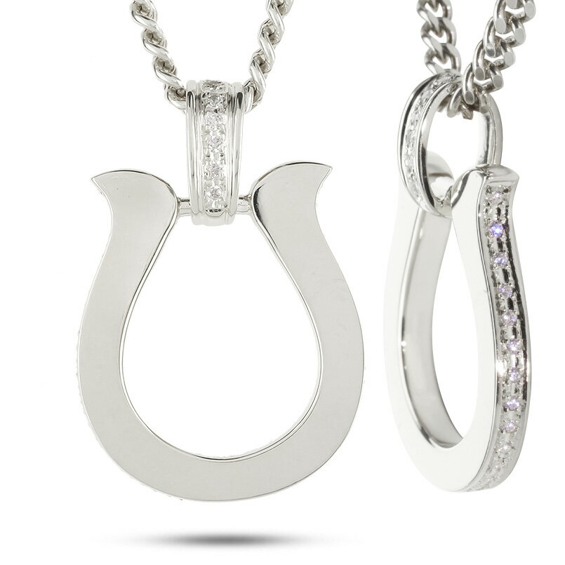 【ふるさと納税】【選べる地金】大ぶり 喜平 対応 馬蹄 ホースシュー ダイヤモンド 18金 k18 プラチナ pt900 メンズジュエリー 普段 使い おしゃれ 大人 人気 ペンダントトップ SWAA299-300 サムネイル3