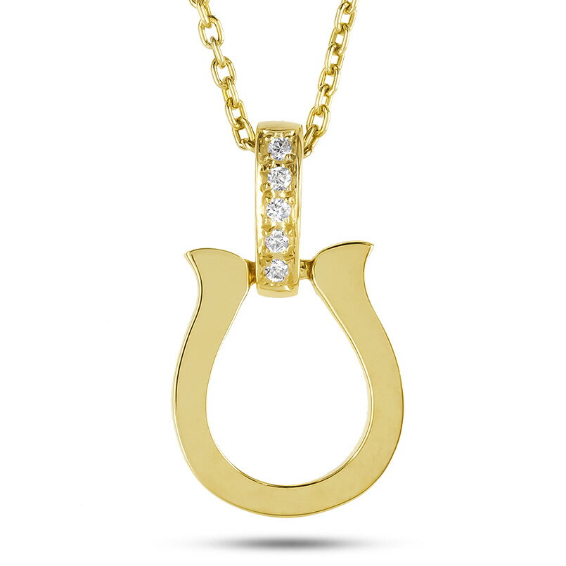 【ふるさと納税】ペンダントトップ メンズ 18金 k18 馬蹄 ネックレス ダイヤモンド ホースシュー イエローゴールドk18 18k プレゼント 普段 使い おしゃれ 大人 人気 250611400dycm-s SWAA301 サムネイル2