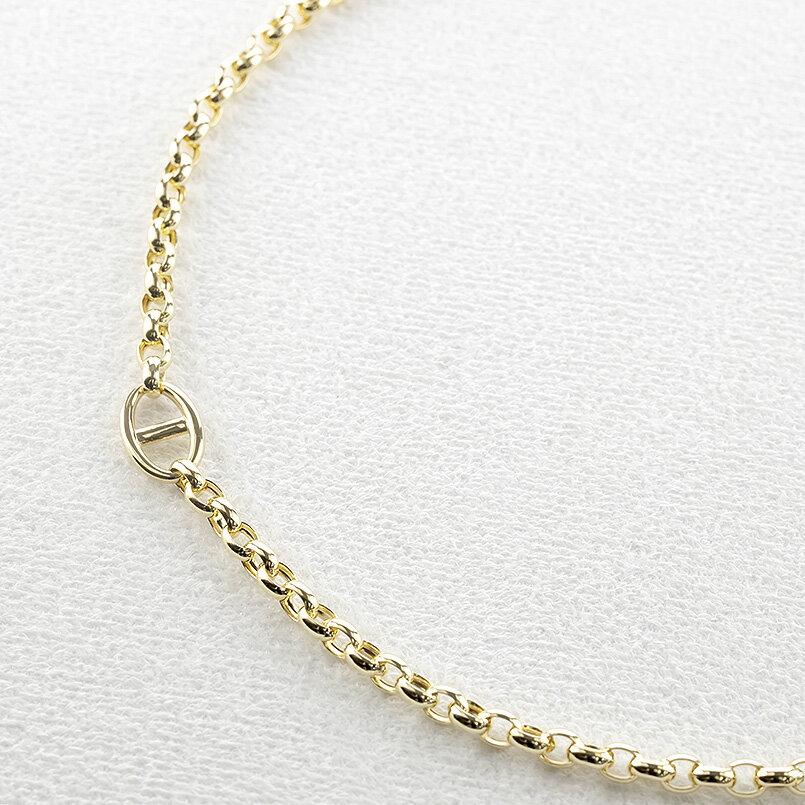 【ふるさと納税】18金 ネックレス チェーンのみ レディース 50cm 太め ゴールド K18 甲丸中空長小豆 アズキチェーン チェーンだけ 地金 シンプル イエローゴールドk18 人気 250623mro202y SWAA303 サムネイル3