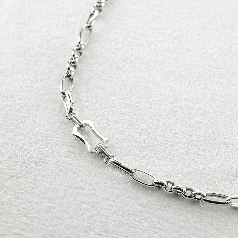 【ふるさと納税】プラチナ ネックレス チェーンのみ メンズ 50cm 太め pt850 金属アレルギー 対応 中空 甲丸 アズキチェーン チェーンだけ 地金 人気 おしゃれ メンズジュエリー シンプル 普段 使い 石なし プレゼント 250623mro203pm SWAA302 サムネイル3