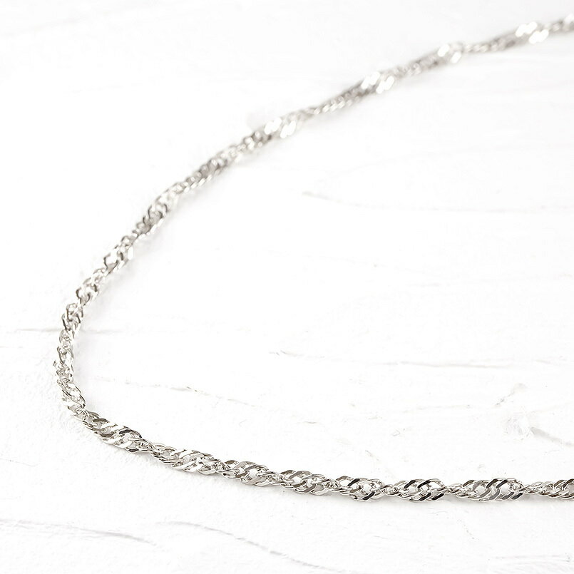 【ふるさと納税】 純プラチナ ネックレス 60cm チェーン のみ ロングネックレス プラチナ pt999 2.8mm スクリュー チェーンだけ シンプル ジュエリー 山梨県 昭和町 送料無料 管理番号210224mro101n60m SWAA033 サムネイル2