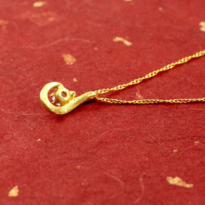 【ふるさと納税】 24金 ペンダントトップ ダイヤモンド 純金 ネックレス ティアドロップ ゴールド ダイヤ ドロップ 雫 涙型 つゆ型 ジュエリー シンプル 人気 山梨県 昭和町 送料無料 管理番号150522101d SWAA036 サムネイル3