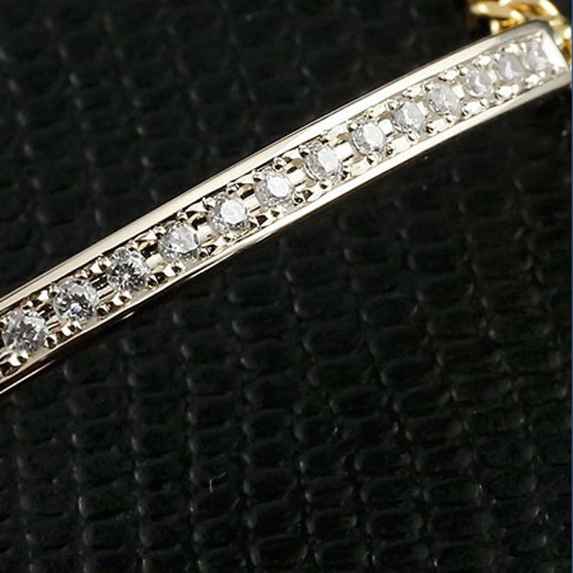 【ふるさと納税】 18金 プラチナ ブレスレット ダイヤモンド 喜平 チェーン ダイヤ 0.5ct バングル 細め イエローゴールドK18 18k pt900 コンビ 2色 山梨県 昭和町 送料無料 管理番号160620101dypm SWAA039 サムネイル3