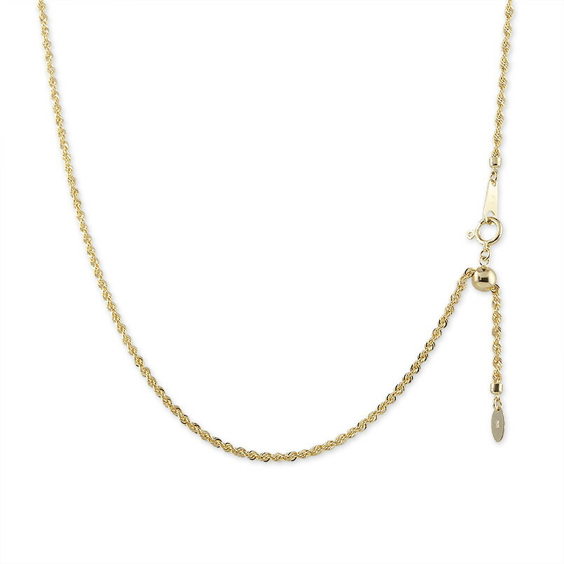 【ふるさと納税】 ふるさと納税 18金 ネックレス 65cm 18k 中空 おしゃれ アクセサリー ジュエリー シンプル カジュアル フォーマル プレゼント ギフト 贈り物 山梨県 18金 ネックレス 65cm シャインロープチェーン 18k 中空　管理番号221013nm100yn65 SWAA057 サムネイル2