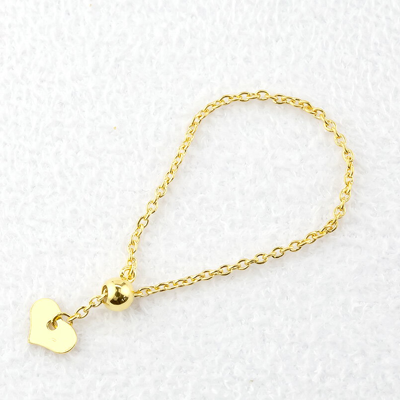 【ふるさと納税】 純金 24金 リング 指輪 フリーサイズ チェーンリング ハート ゴールド 24k k24 シンプル ジュエリー 地金 人気 プレゼント おしゃれ 山梨県 昭和町 送料無料 管理番号220913nm104 SWAA064 サムネイル2