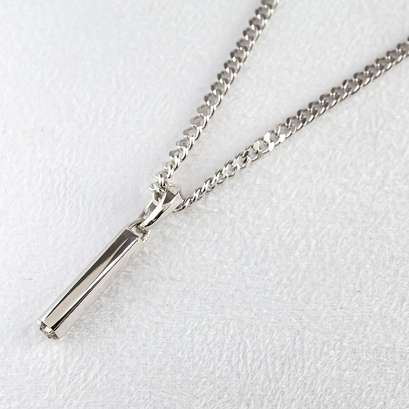 【ふるさと納税】 純プラチナ ペンダントトップ メンズ ダイヤモンド 六芒星 六角柱 プラチナ ネックレス ダイヤ pt999 星 筒型 ジュエリー 人気 山梨県 昭和町 送料無料 管理番号221109102pt999mba SWAA074 サムネイル2