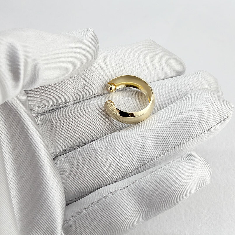 【ふるさと納税】 18金 イヤーカフ k18 イヤリング 甲丸 イヤカフ 片耳 ゴールド イエローゴールドK18 イヤークリップ ジュエリー プレゼント 山梨県 昭和町 送料無料 管理番号230404ad100y SWAA097 サムネイル3