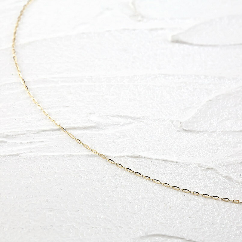 【ふるさと納税】 18金 ネックレス k18 チェーン 45cm アズキチェーン スライド式 ピンスルー イエローゴールドK18 ゴールド チェーンのみ シンプル 山梨県 昭和町 送料無料 管理番号211109mro106pn SWAA106 - 画像3