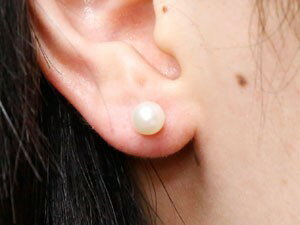 【ふるさと納税】 プラチナ ピアス 丸玉 6mm パールキャッチ スタッドピアス ペア pt900 真珠 両耳 シンプル 人気 ジュエリー ファーストピアス 山梨県 昭和町 送料無料 管理番号150421103plp SWAA113 サムネイル3