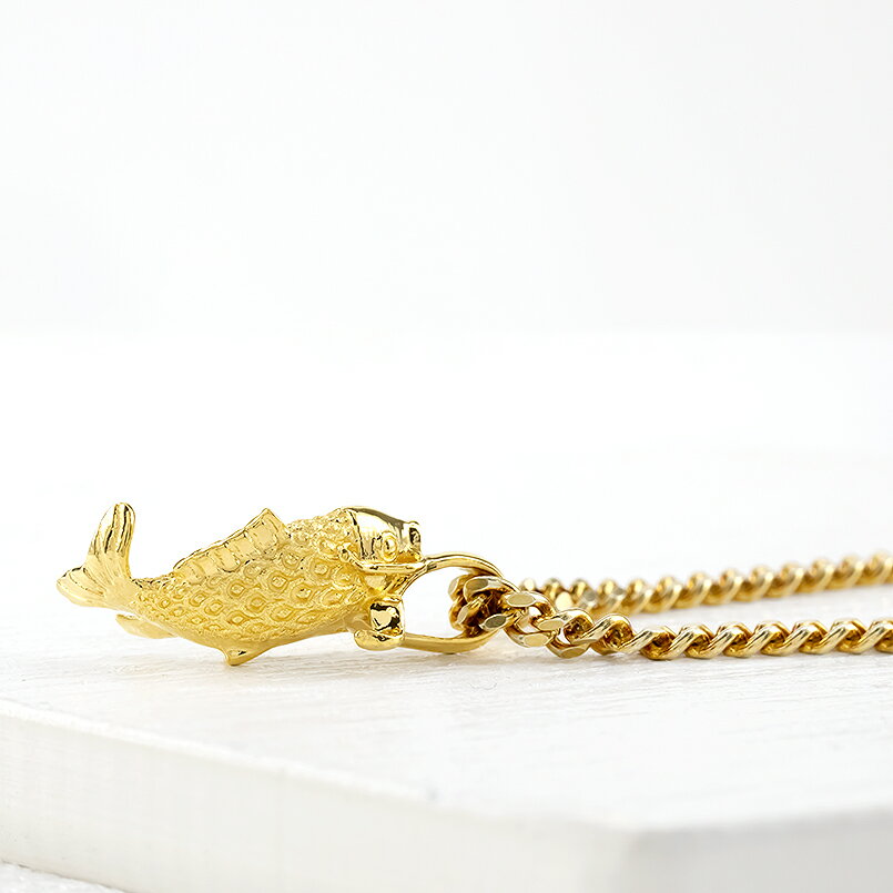 【ふるさと納税】 純金 ペンダントトップ 大きめ 昇り鯉 24金 ネックレス 鯉 ゴールド コイ 魚 K24 24k ジュエリー 縁起物 お守り 山梨県 昭和町 送料無料 管理番号230619103k24 SWAA116 サムネイル2