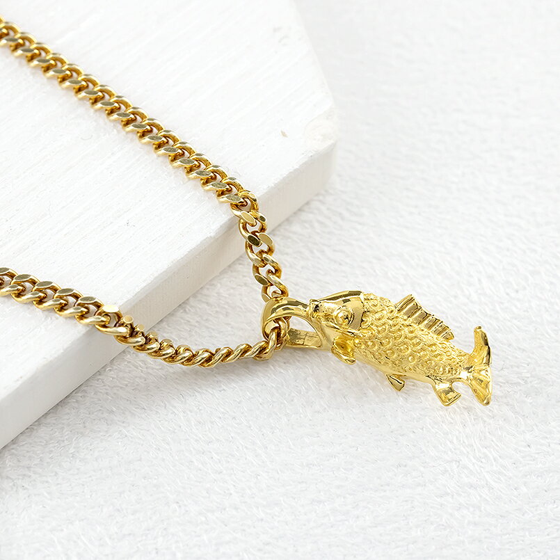 【ふるさと納税】 純金 ペンダントトップ 大きめ 昇り鯉 24金 ネックレス 鯉 ゴールド コイ 魚 K24 24k ジュエリー 縁起物 お守り 山梨県 昭和町 送料無料 管理番号230619103k24 SWAA116 サムネイル3