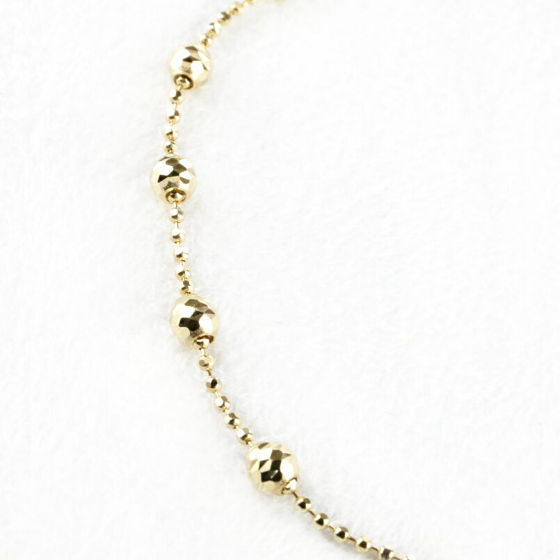 【ふるさと納税】 18金 ブレスレット 18cm レディース k18 スライド式 カットボール ハート ゴールド イエローゴールドK18 18k ジュエリー シンプル 山梨県 昭和町 送料無料 管理番号210513nm100ySWAA118 サムネイル3