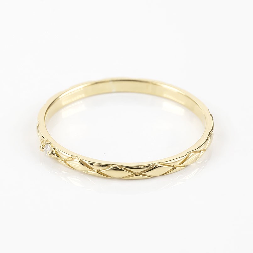 【ふるさと納税】 リング ダイヤモンド 指輪 k10 細め イエローゴールドK10 10k 10金 ゴールド 一粒 ダイヤ 細身 アンティーク風 シンプル ジュエリー 山梨県 昭和町 送料無料 管理番号150205102dyiu SWAA122 サムネイル2