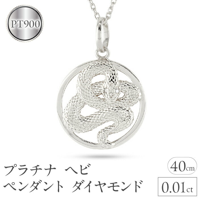 ヘビ 蛇 ペンダントトップ プラチナ スネーク ネックレス チャーム レディース ダイヤ pt900 ダイヤモンド 0.01ct ペンダント 大ぶり サークル 干支 巳年 ジュエリー シンプル 記念日 誕生日 人気241017sh203dp 山梨県 昭和町 アクセサリー ギフト SWAA236
