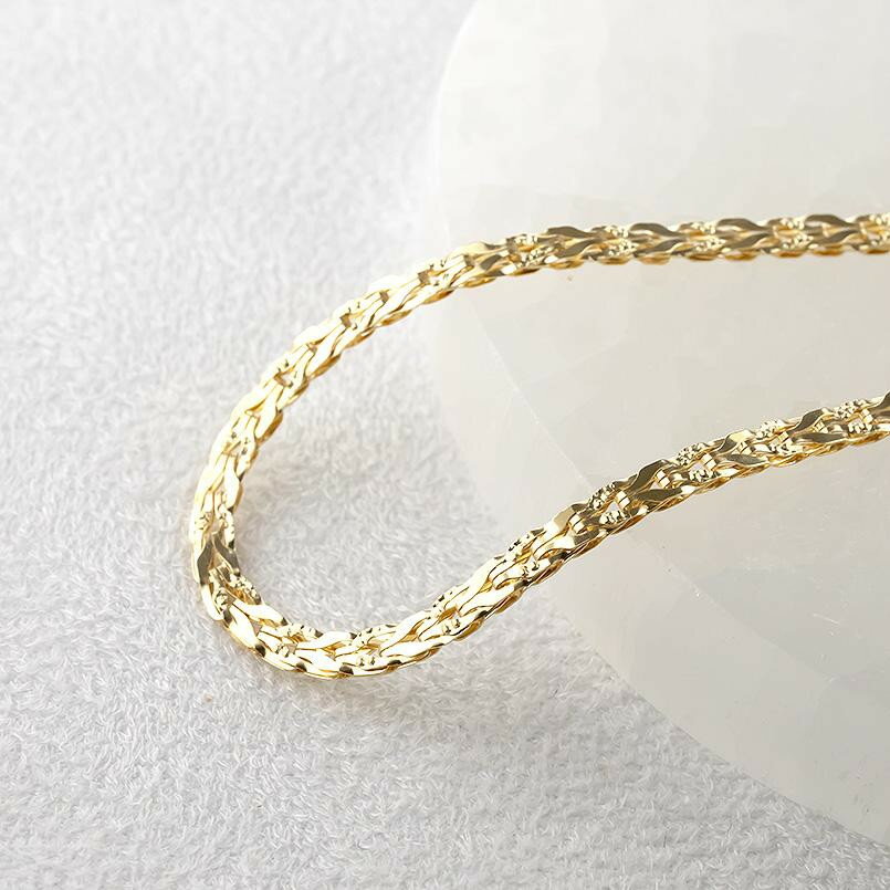 【ふるさと納税】 18金 ブレスレット レディース チェーン のみ 18cm 太め ゴールド 18k チェーンだけ イエローゴールドK18 地金 シンプル 人気 ジュエリー 山梨県 昭和町 送料無料 240214nm200y SWAA159 サムネイル2
