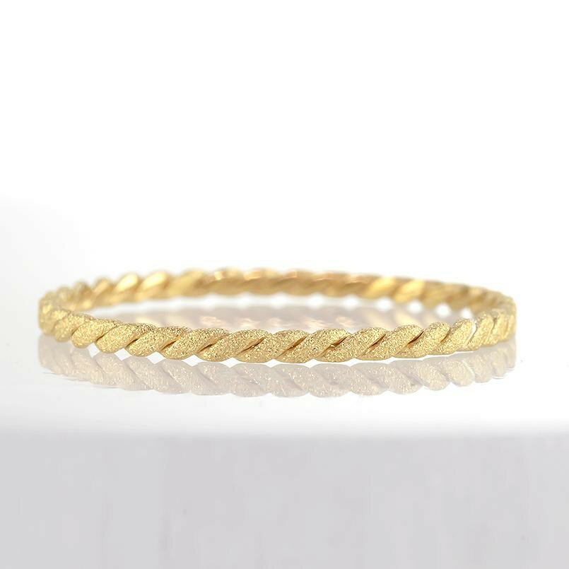 【ふるさと納税】 24金 リング 純金 メンズ 鍛造 指輪 ゴールド 24k 金 編み込み ダイヤモンドダスト k24 地金 ピンキーリング231207100k24 SWAA163 サムネイル2