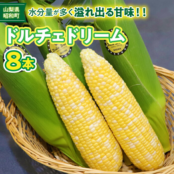 ＜2026年発送＞ふるさと納税 とうもろこし ゴールドラッシュ 朝採り 甘い 産地直送 野菜 新鮮 旬 贈り物 お取り寄せ お土産 国産 産地直送 ギフト 人気 おすすめ 山梨県 昭和町 昭和町ブランドとうもろこし「ドルチェドリーム」 SWBN001