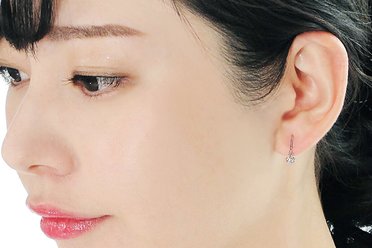 【ふるさと納税】 Pt900【0.3ct】一粒 ダイヤモンド アメリカン フックピアス CSP00033 SWAV030 サムネイル2