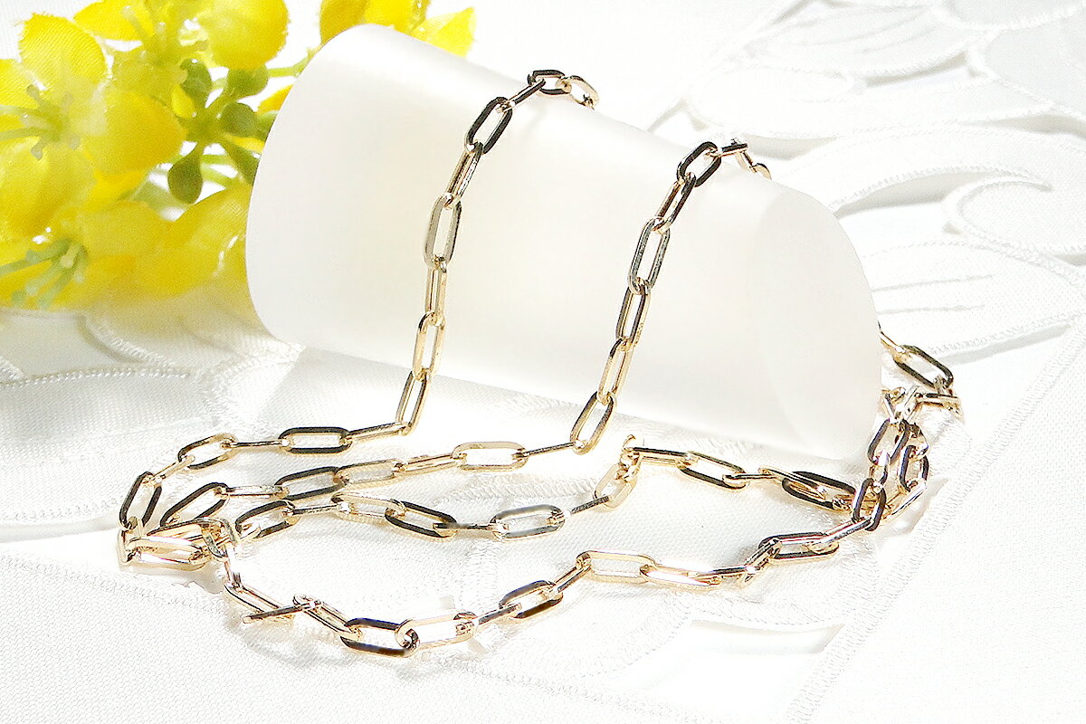 【ふるさと納税】 K18YGペーパークリップチェーンネックレス 幅2.7ミリ 中空 CSN00187-18Y 山梨県 昭和町 ジュエリー アクセサリー ギフト プレゼント 贈り物 記念日 誕生日 カジュアル フォーマル オケージョン シンプル 18金 K18ネックレス チェーン SWAV045 サムネイル3