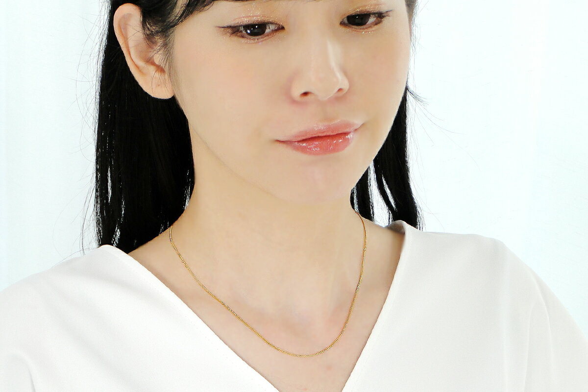 【ふるさと納税】 純金 K24 3.4g 2面 喜平チェーンネックレス 45cm CSN00174-24Y 山梨県 昭和町 ジュエリー アクセサリー ギフト プレゼント 贈り物 記念日 誕生日 カジュアル フォーマル オケージョン シンプル 24金 純金ネックレス 喜平ネックレス SWAV046 サムネイル2