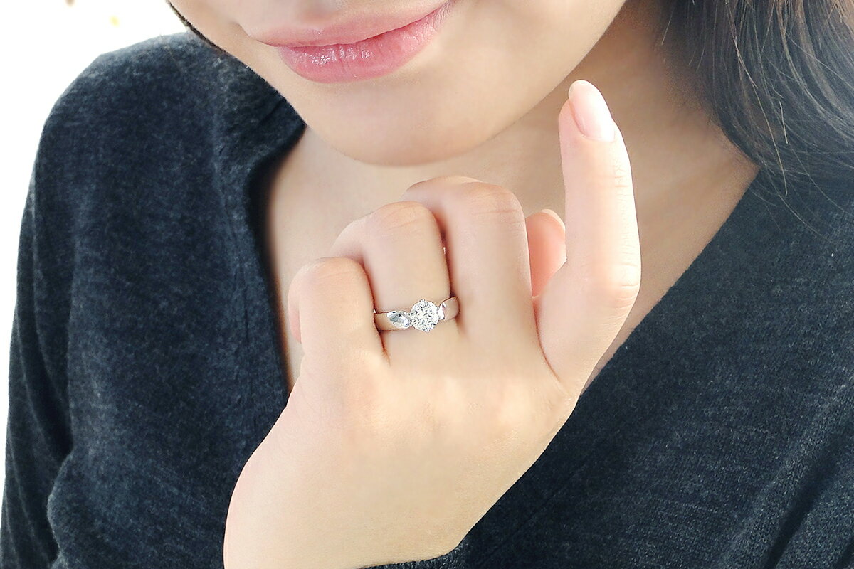 【ふるさと納税】 【中央宝石研究所鑑定書】 pt900 HカラーUP ダイヤモンド リング【1.00ct 】 CSR0153 SWAV050 サムネイル2