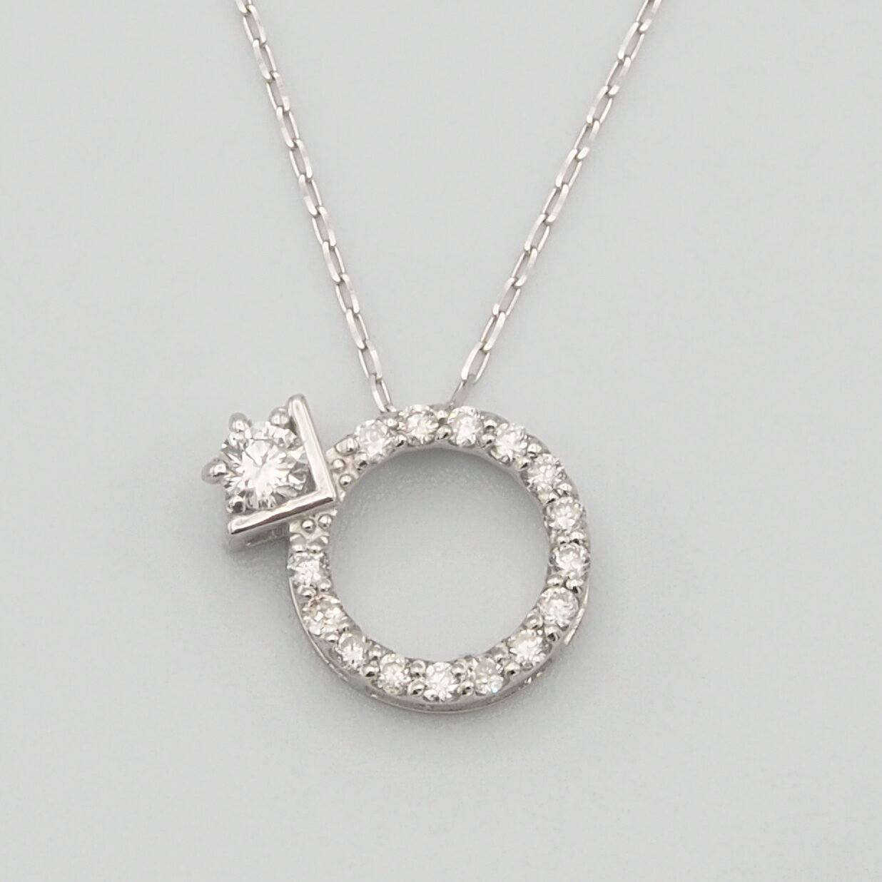 【ふるさと納税】 0.15ct ダイヤモンド ペンダントネックレス 選べるカラー ふるさと納税 ネックレス ペンダント ジュエリー 昭和町 山梨県 送料無料 SWBT015 サムネイル3