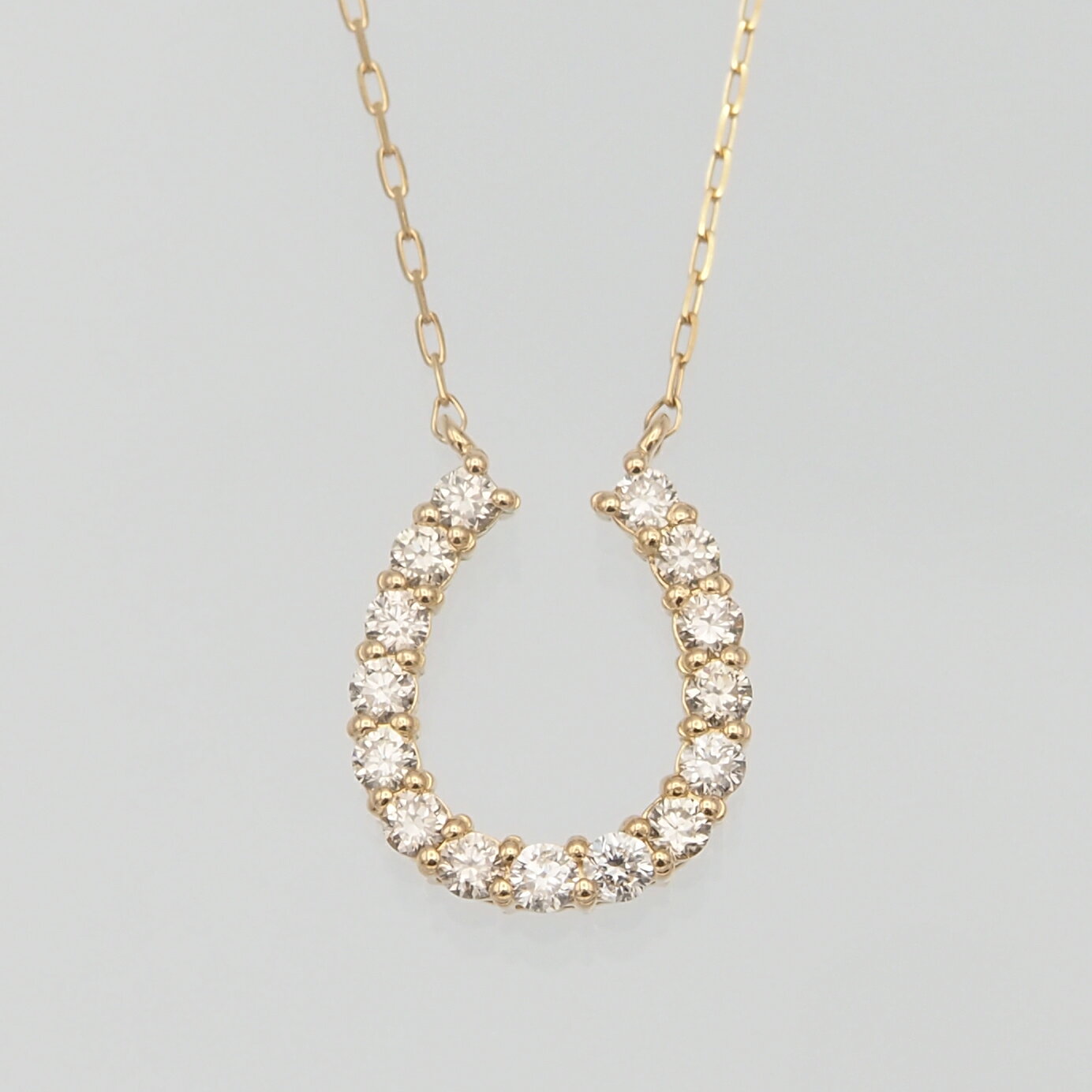 【ふるさと納税】0.20ct ダイヤモンド 馬蹄型ペンダントネックレス 選べるカラー ふるさと納税 ネックレス ペンダント ジュエリー 昭和町 山梨県 送料無料 SWBT002 サムネイル2