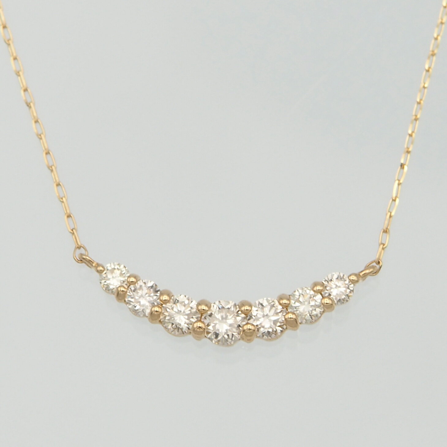 【ふるさと納税】0.30ct ダイヤモンド アーチペンダントネックレス 選べるカラー ふるさと納税 ネックレス ペンダント ジュエリー 昭和町 山梨県 送料無料 SWBT003 サムネイル2