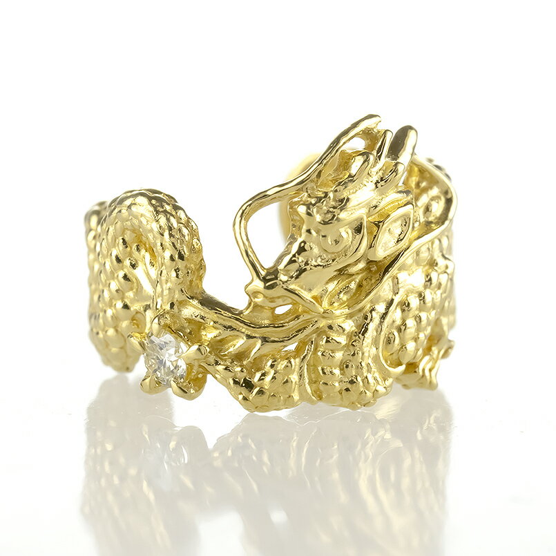 【ふるさと納税】 純金 イヤーカフ 龍 24金 イヤカフ 片耳 イエローダイヤモンド ゴールド ドラゴン 辰年 干支 イヤークリップ イヤーカフス イヤリング 人気 ダイヤ240227403k24u 山梨県 昭和町 ジュエリー アクセサリー ギフト プレゼント 贈り物 記念日 誕生日 SWAA277 サムネイル3