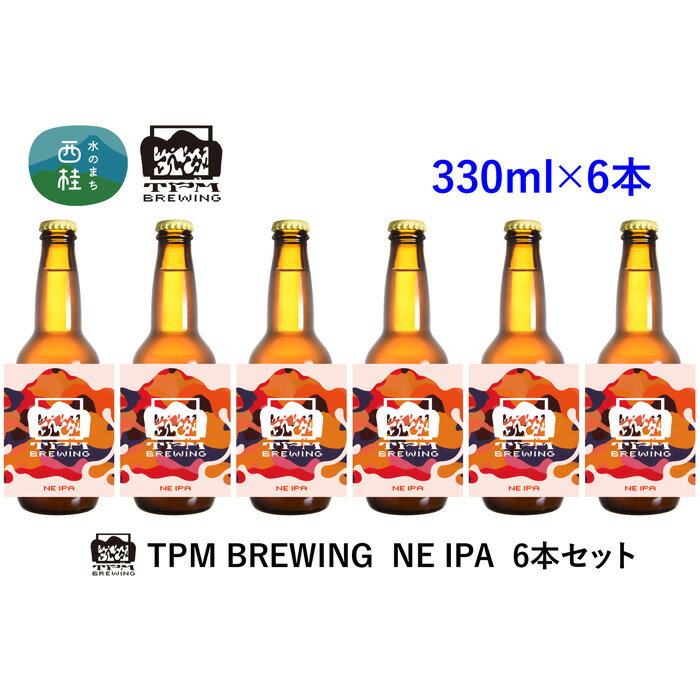 ビール クラフトビール NE IPA 6本 セット 瓶ビール 地ビール お酒 酒 アルコール 家呑み プレゼント ギフト 贈り物 父の日 送料無料 山梨県 西桂町