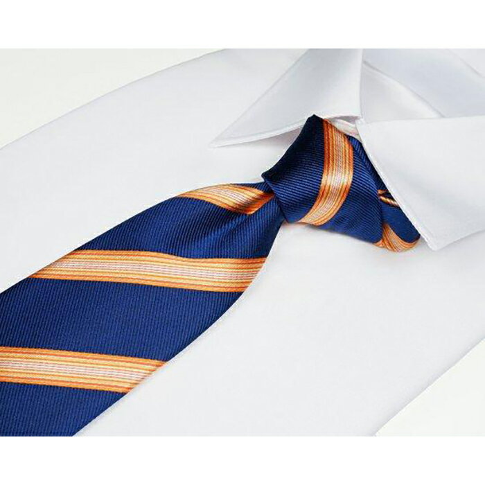 【ふるさと納税】 郡内織物「富士桜工房」シルクネクタイ ぼかし縞 日の出 FAA1004 サムネイル3