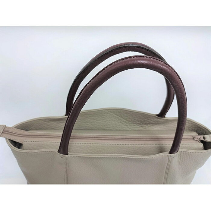 【ふるさと納税】 「鞄工房　香」横長トートバック　グレー FAA3035 サムネイル3