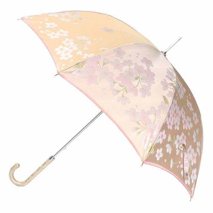 槙田商店【晴雨兼用】長傘 ”絵おり” 桜 FAA5067