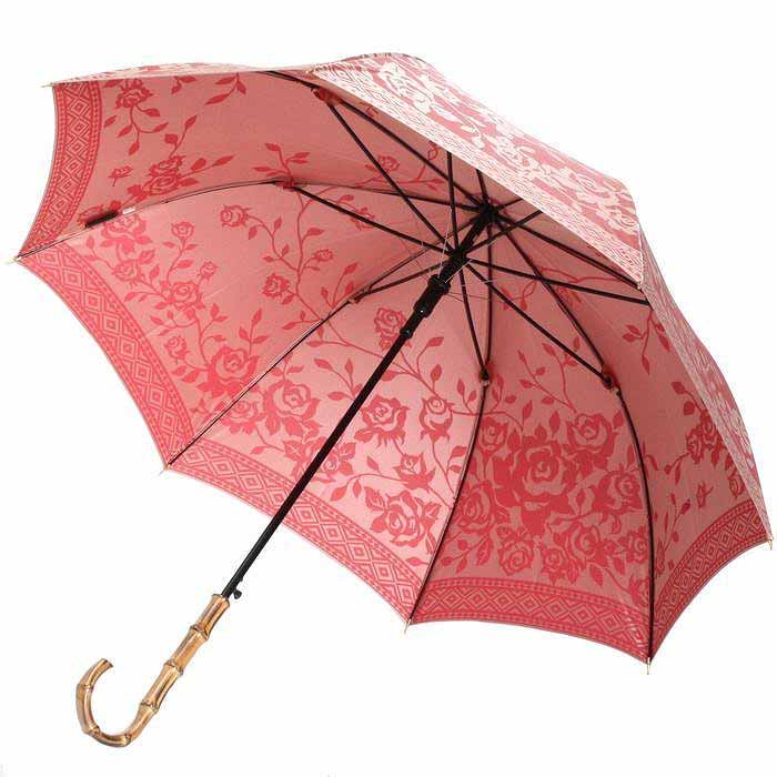 【ふるさと納税】 槙田商店【晴雨兼用】長傘 kirie バラ：フレンチレッド FAA5040 サムネイル3