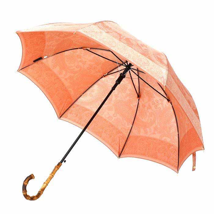 【ふるさと納税】 槙田商店【晴雨兼用】長傘 kirie ペイズリー:ビンテージアプリコット FAA5043 サムネイル3
