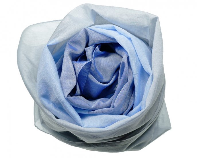 【ふるさと納税】富士桜工房コットン×シルクストール SURURI (ラピスラズリ)スルリと滑るようなサラサラ質感！ FAA4039 サムネイル2