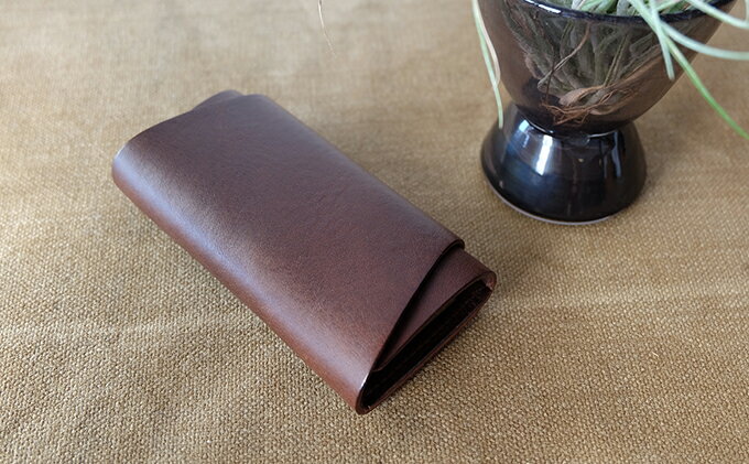 【ふるさと納税】植物タンニンレザーのキーケース(こげ茶) プレゼント 女性 オシャレ 男性 ギフト ファッション小物 革小物 カギ 鍵 革製品 サムネイル2
