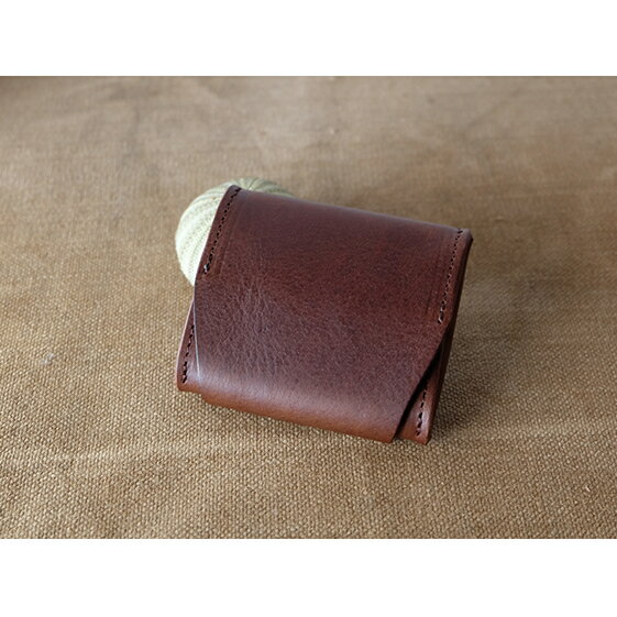 植物タンニンレザーのコインケース(こげ茶) プレゼント 女性 オシャレ 男性 ギフト ファッション小物 革製品 小銭入れ