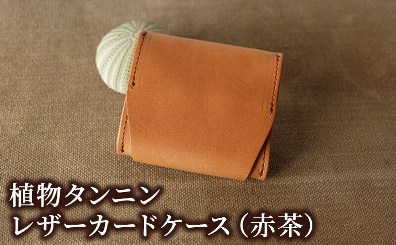 【ふるさと納税】植物タンニンレザーのコインケース(赤茶) プレゼント 女性 オシャレ 男性 ギフト ファッション小物 革製品 小銭入れ サムネイル2