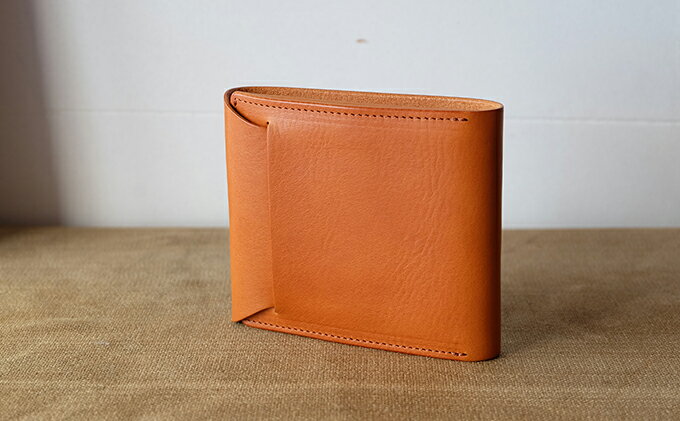 【ふるさと納税】植物タンニンレザーの二つ折財布(赤茶) プレゼント 女性 オシャレ 男性 ギフト ファッション小物 さいふ 革製品 サムネイル2