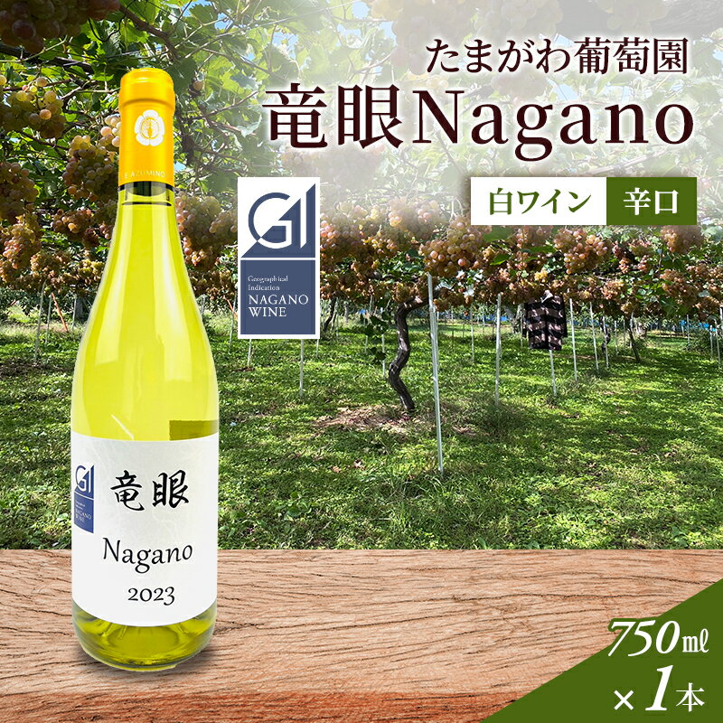 ワイン　竜眼Nagano　【GI長野】認定 長野市 白ワイン