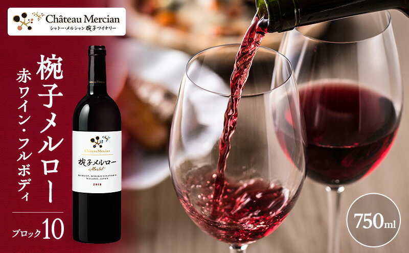 【ふるさと納税】限定 ワイン 椀子メルロー ブロック10 750ml 椀子ワイナリー限定品 シャトー・メルシャン メルロー 赤ワイン フルボディ お酒 酒 アルコール ギフト 贈り物 プレゼント 着日指定不可　お届け：30日以内に発送いたします サムネイル2