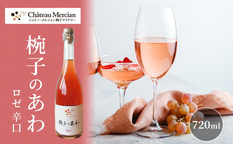 【ふるさと納税】スパークリングワイン 椀子のあわ ロゼ 辛口 750ml ギフト シャトーメルシャン椀子ワイナリー シャトーメルシャン ワイン お酒 酒 アルコール 家飲み 宅飲み お祝い 記念日 贈り物 プレゼント 信州 長野 長野県 上田市 サムネイル2