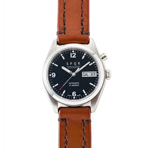 【ふるさと納税】＜腕時計　機械式＞SPQR Ventuno dd（ブラック） | 腕時計 時計 ブランド SPQR スポール メンズ レディース 男女兼用 ギフト プレゼント 贈り物 ブラック バンド8種 ステンレス サムネイル2