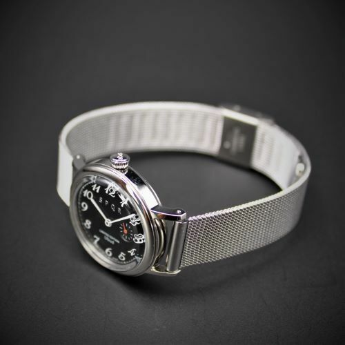 ＜腕時計 クオーツ式＞SPQR Ubud-Q　文字盤ブラック | 腕時計 時計 ブランド SPQR スポール メンズ レディース 男女兼用 ギフト プレゼント 贈り物 ブラック 黒 バンド3種 ステンレスメッシュ レザー キャメル バーガンディ