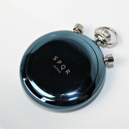 【ふるさと納税】＜ポケットウォッチ クオーツ式＞POCKET　CHRONO　BLU　（提げクロノグラフ）腕時計 時計 ブランド SPQR スポール メンズ レディース 男女兼用 ギフト プレゼント 贈り物 ポケットウォッチ ストップウォッチ 計測 サムネイル2