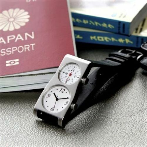 【ふるさと納税】＜腕時計 クオーツ式＞五十嵐　威暢　DUAL TIME 12+24（デュアルタイム） | 腕時計 時計 ブランド SPQR スポール メンズ レディース 男女兼用 ギフト プレゼント 贈り物 12時間時計 24時間時計 昼夜 二地域腕時計 ステンレス サファイアガラス 日常防水 サムネイル2