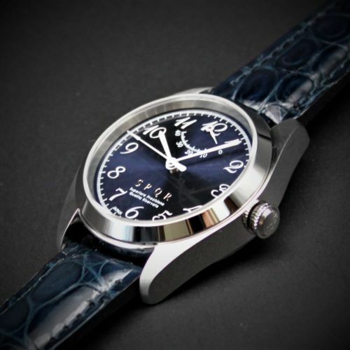 【ふるさと納税】＜腕時計 機械式＞SPQR Ventuno pr-nc（ネイビー）クロコダイルバンド/レザーバンド(ワインレッド) | 腕時計 時計 ブランド SPQR スポール メンズ レディース 男女兼用 ギフト プレゼント 贈り物 ネイビー バンド クロコダイル ワインレッド サムネイル2