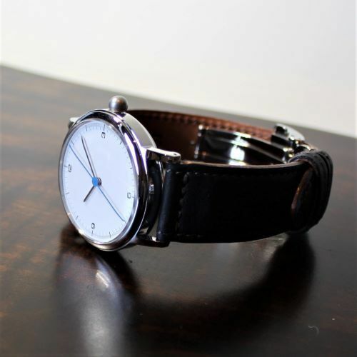 ＜腕時計 機械式＞SPQR 20周年　五十嵐 威暢デザイン（文字盤ホワイト） | 腕時計 時計 ブランド SPQR スポール メンズ レディース 男女兼用 ギフト プレゼント 贈り物 ホワイト 白 機械式 スケルトン構造 レザーシート革 ブラック 黒