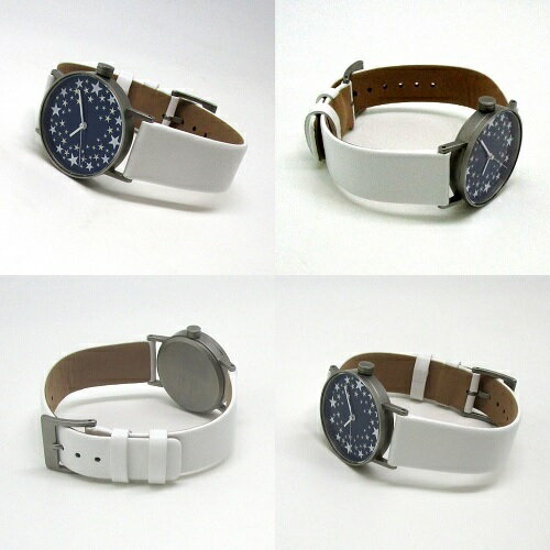 【ふるさと納税】＜腕時計 クオーツ式＞札幌駅　星の大時計【ケース径】37mm | 腕時計 時計 ブランド SPQR スポール メンズ ボーイズ ギフト プレゼント 贈り物 バンド3種 ステンレスメッシュ レザー ホワイト 白 ブラック 黒 サムネイル2